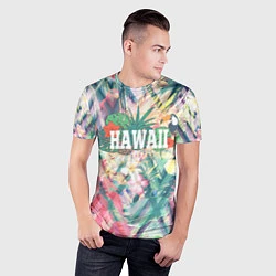 Футболка спортивная мужская Hawaii Summer, цвет: 3D-принт — фото 2