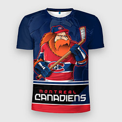 Футболка спортивная мужская Montreal Canadiens, цвет: 3D-принт