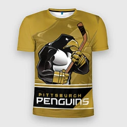 Мужская спорт-футболка Pittsburgh Penguins