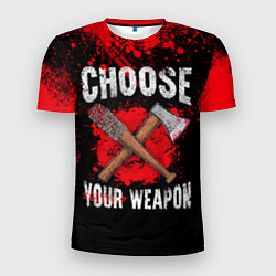Футболка спортивная мужская Choose Your Weapon, цвет: 3D-принт