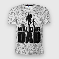 Футболка спортивная мужская Walking Dad, цвет: 3D-принт