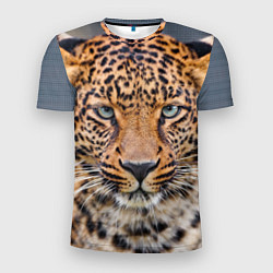 Футболка спортивная мужская Грустный леопард, цвет: 3D-принт