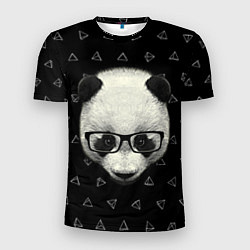 Мужская спорт-футболка Умная панда