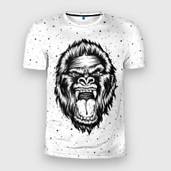 Мужская спорт-футболка Рык гориллы