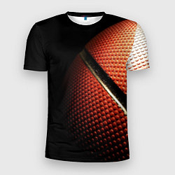 Футболка спортивная мужская Баскетбольный мяч, цвет: 3D-принт
