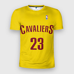 Футболка спортивная мужская Cavaliers Cleveland 23: Yellow, цвет: 3D-принт