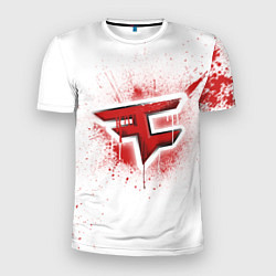 Футболка спортивная мужская FaZe Clan: White collection, цвет: 3D-принт