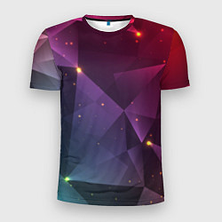 Мужская спорт-футболка Colorful triangles