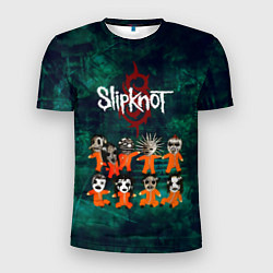 Футболка спортивная мужская Группа Slipknot, цвет: 3D-принт