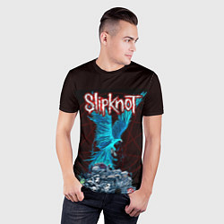 Футболка спортивная мужская Орел группа Slipknot, цвет: 3D-принт — фото 2