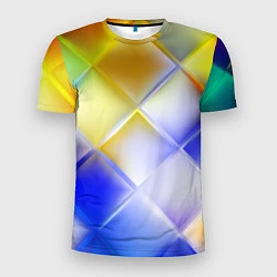 Мужская спорт-футболка Colorful squares