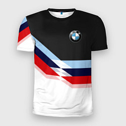 Футболка спортивная мужская BMW M SPORT, цвет: 3D-принт