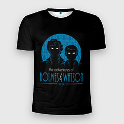 Мужская спорт-футболка Холмс и Ватсон 221B