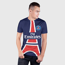 Футболка спортивная мужская FC PSG: Paris Original, цвет: 3D-принт — фото 2