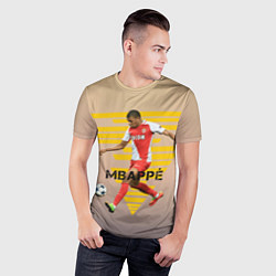 Футболка спортивная мужская Kylian Mbappe, цвет: 3D-принт — фото 2