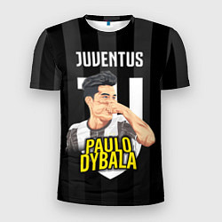Футболка спортивная мужская FC Juventus: Paulo Dybala, цвет: 3D-принт