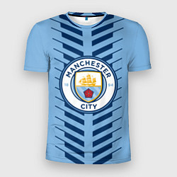 Футболка спортивная мужская FC Manchester City: Creative, цвет: 3D-принт