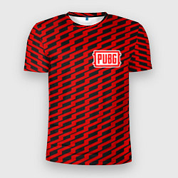 Футболка спортивная мужская PUBG: Red Line, цвет: 3D-принт