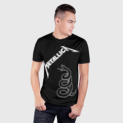 Футболка спортивная мужская Metallica - snake, цвет: 3D-принт — фото 2