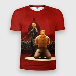Футболка спортивная мужская Wolfenstein: The Penalty, цвет: 3D-принт