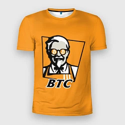 Футболка спортивная мужская BTC vs KFC, цвет: 3D-принт