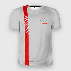 Футболка спортивная мужская Toyota: Silver Sport, цвет: 3D-принт