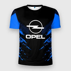 Футболка спортивная мужская Opel: Blue Anger, цвет: 3D-принт