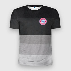 Мужская спорт-футболка ФК Бавария: Серый стиль