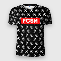 Футболка спортивная мужская FCSM Supreme, цвет: 3D-принт