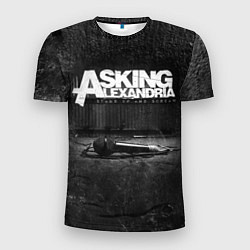 Футболка спортивная мужская Asking Alexandria: Black Micro, цвет: 3D-принт