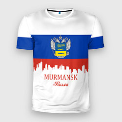 Футболка спортивная мужская Murmansk: Russia, цвет: 3D-принт