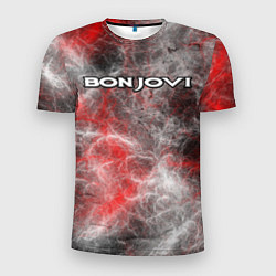 Футболка спортивная мужская Bon Jovi, цвет: 3D-принт