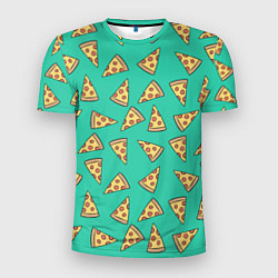 Мужская спорт-футболка Стиль пиццы