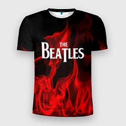Футболка спортивная мужская The Beatles: Red Flame, цвет: 3D-принт