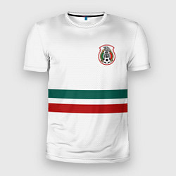 Футболка спортивная мужская Сборная Мексики: Гостевая ЧМ-2018, цвет: 3D-принт