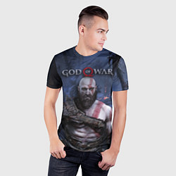 Футболка спортивная мужская God of War: Kratos, цвет: 3D-принт — фото 2