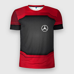 Футболка спортивная мужская Mercedes Benz: Metal Sport, цвет: 3D-принт