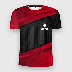 Футболка спортивная мужская Mitsubishi: Red Sport, цвет: 3D-принт