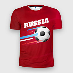 Футболка спортивная мужская Russia Football, цвет: 3D-принт