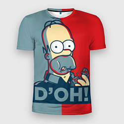Мужская спорт-футболка Homer Simpson DOH!