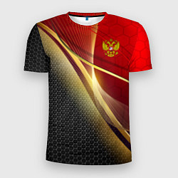 Футболка спортивная мужская RUSSIA SPORT: Gold Collection, цвет: 3D-принт