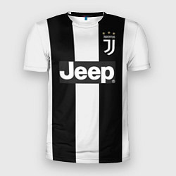 Футболка спортивная мужская FC Juventus: Ronaldo Home 18-19, цвет: 3D-принт