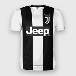 Футболка спортивная мужская FC Juventus: Home 18-19, цвет: 3D-принт