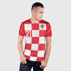 Футболка спортивная мужская Domagoj Home WC 2018, цвет: 3D-принт — фото 2