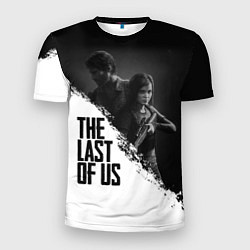 Футболка спортивная мужская The Last of Us: White & Black, цвет: 3D-принт