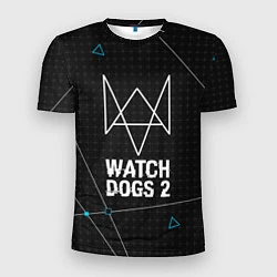Мужская спорт-футболка Watch Dogs 2: Tech Geometry