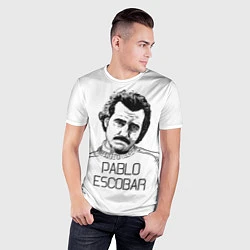Футболка спортивная мужская Pablo Escobar, цвет: 3D-принт — фото 2