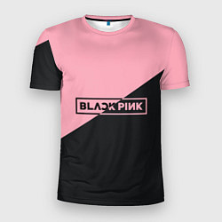 Футболка спортивная мужская Black Pink, цвет: 3D-принт