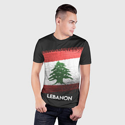 Футболка спортивная мужская Lebanon Style, цвет: 3D-принт — фото 2