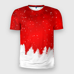 Мужская спорт-футболка Christmas pattern